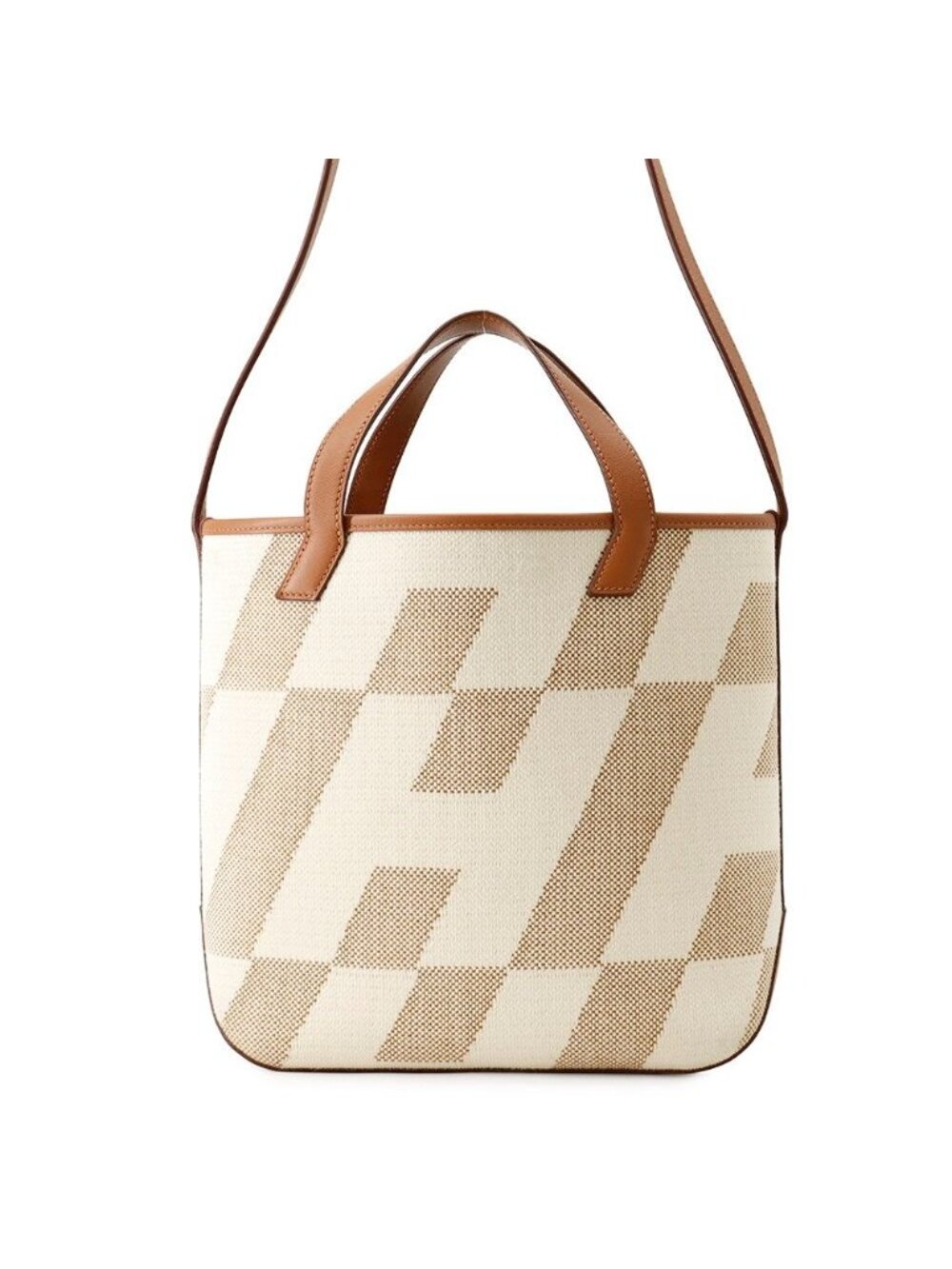 Hermes Tote H Ambie PM Gold Swift Toile H 2-Way